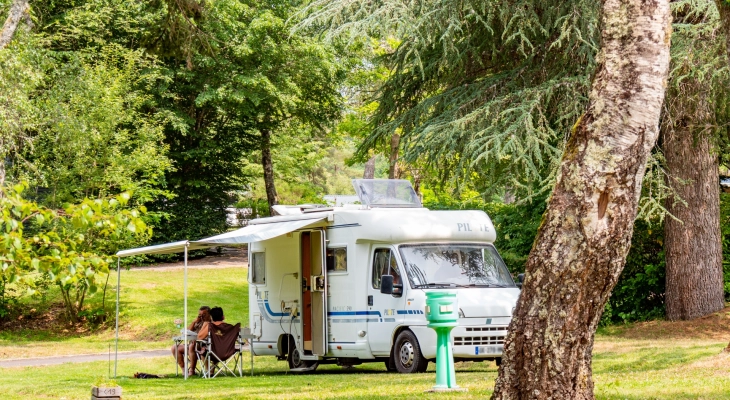 Emplacement camping-car, du camping du lac