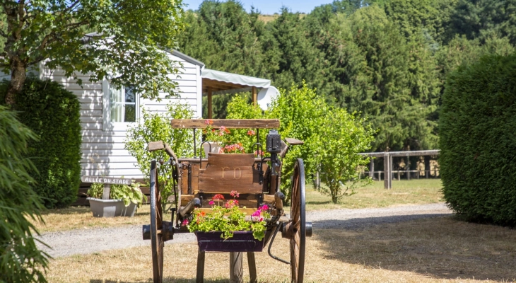 Mobilheim, Campingplatz Tauves