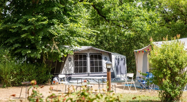 Emplacement tente, camping de la Begeasse