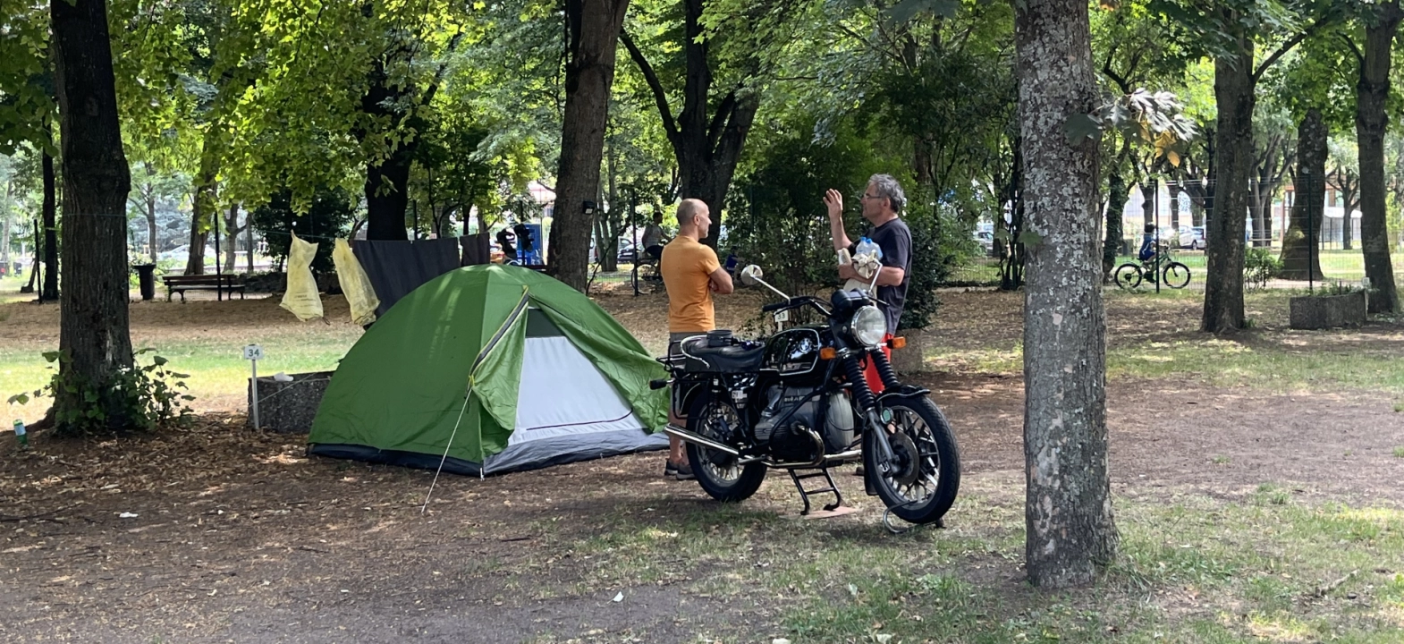 Stellplätze für einen Rad-/Wanderstopp